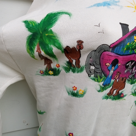 Vintage Handpainted Sweatshirt - Picture 5 of 7